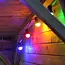 Kit complet de guirlande guinguette avec ampoules LED 4 couleurs