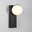 Industriële buitenwandlamp Sil - zwart met geïntegreerde LED