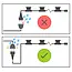 Kit complet de guirlande guinguette avec 8 couleurs de LED