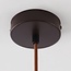 Luxe hanglamp Muro van travertin (natuursteen) en hout