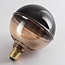 Ampoule à filament E27 4W dimmable, 1800K, verre ambré et fumé avec anneau horizontal Ø13 cm