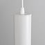 Lampe suspendue à tube sur rail monophasé Simon - blanc