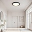 Plafonnier LED Ricardo 3-step dimmable Ø51,5 cm - noir