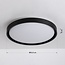 Plafonnier LED Ricardo 3-step dimmable Ø51,5 cm - noir