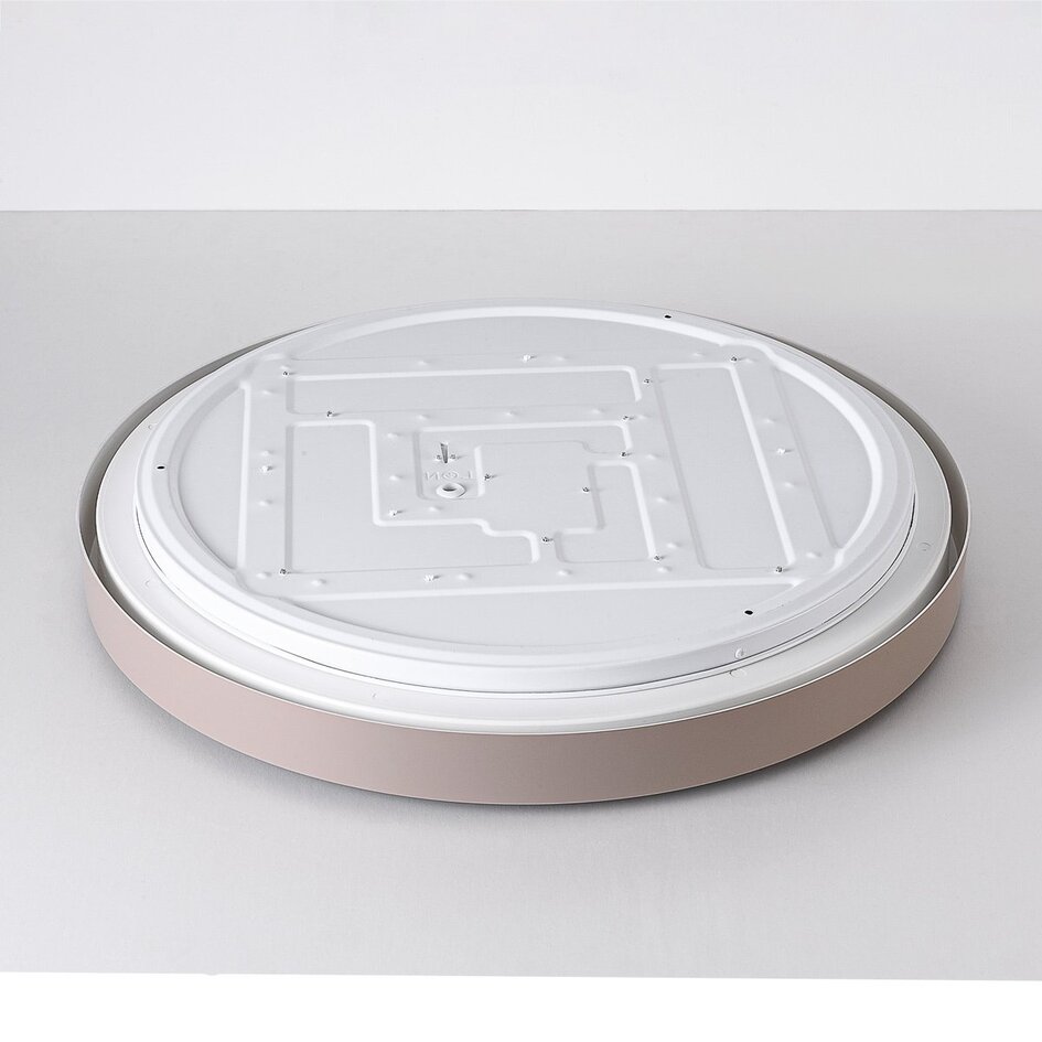 Plafonnier LED Ricardo 3-step dimmable Ø41 cm - taupe