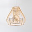Lampe suspendue en rotin Kima avec abat-jour naturel tressé
