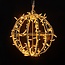 Decoratieve LED lichtbol voor buiten Ø30 cm –  warm wit met 60 LEDs