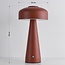 Lampe à poser champignon rechargeable Soma avec variateur tactile et LED intégrée