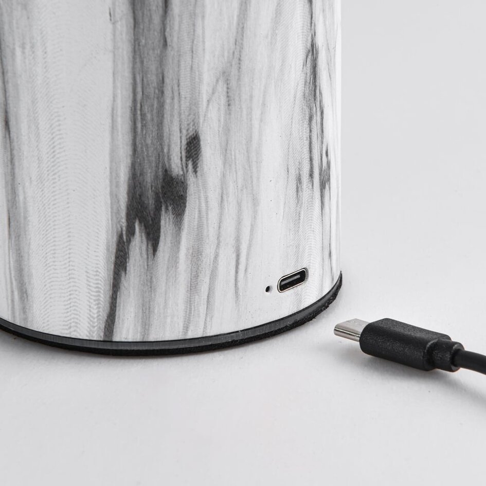 Lampe champignon moderne Vesta avec variateur tactile et température de couleur réglable - lampe de table rechargeable