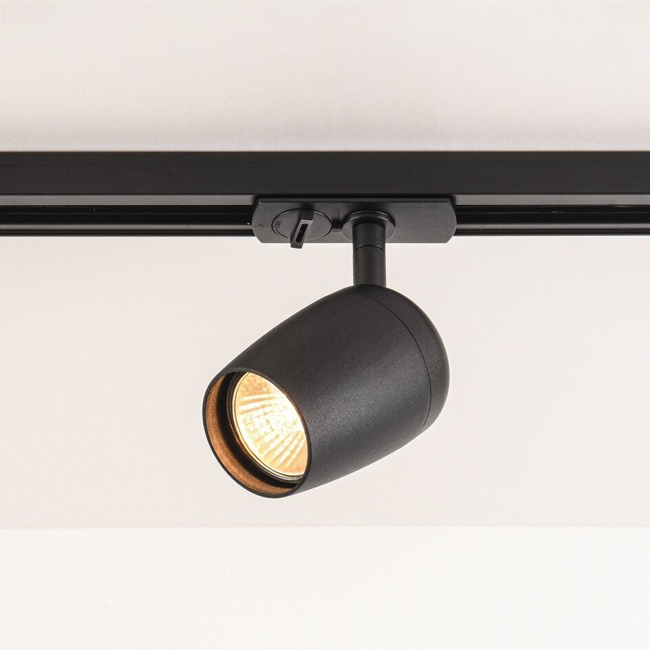 Modern 1-fase railsysteem van 1,5 meter met Kimi spots - plafondlamp