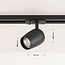 Modern 1-fase railsysteem van 3 meter met Kimi spots - plafondlamp