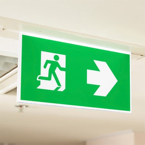 Éclairage de secours