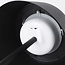 Lampe d'extérieur sur pied Rivet à lampe de lecture solaire, noire