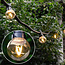 Guirlande guinguette extérieure 2 W avec ampoules LED en forme de triangle – dimmable en option