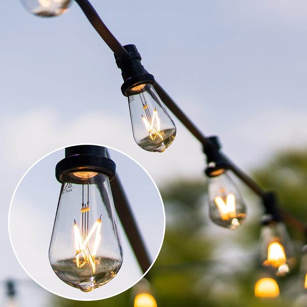 3,5W dimbare filament lamp Ø60