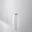 Lampion solaire Pyra - suspension solaire en nylon blanc