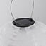 Lampion solaire Kalor - suspension en nylon blanc, diamètre 30 cm