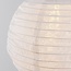 Solar lampion Kalor – hanglamp op zonne-energie van wit nylon Ø30 cm