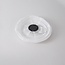 Lampion solaire Kalor - suspension en nylon blanc, diamètre 30 cm