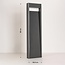 Lampe d'extérieur sur pied Andrew striée anthracite à LED - 60 cm