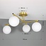 Plafonnier élégant, 4 lumières or - Nymo