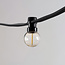 Guirlande guinguette extérieure avec ampoules LED filament design 1 W – dimmable en option