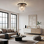 Luxe plafondlamp met helder glas - Royce