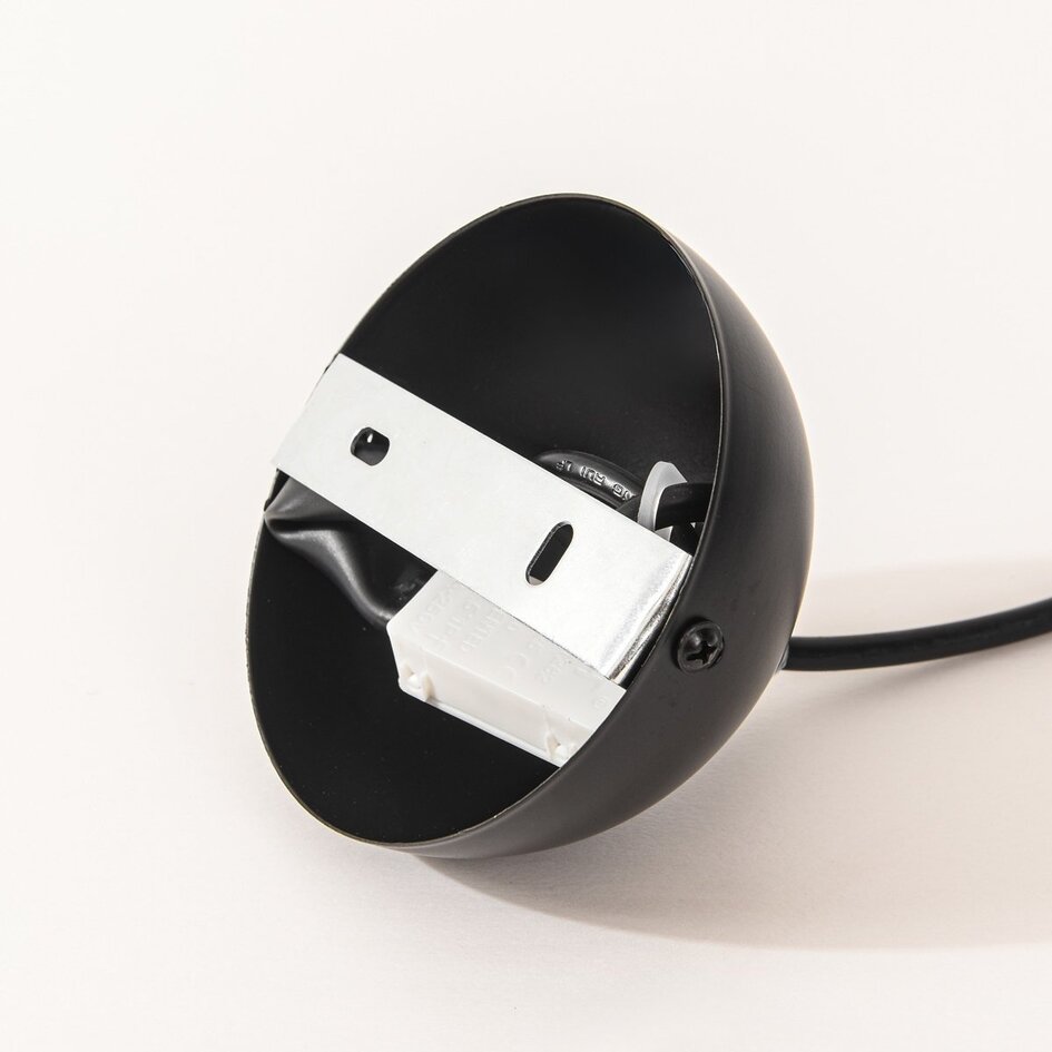 Hanglamp Kaja van karton - zwart