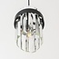 Suspension moderne Elvira à 3 lumières - verre transparent luxueux