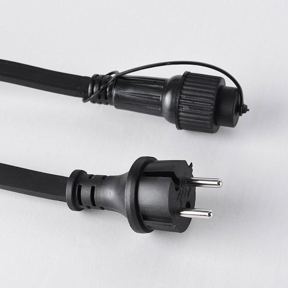 Guirlande guinguette extérieure 2W avec LED en forme de U - Dimmable en option