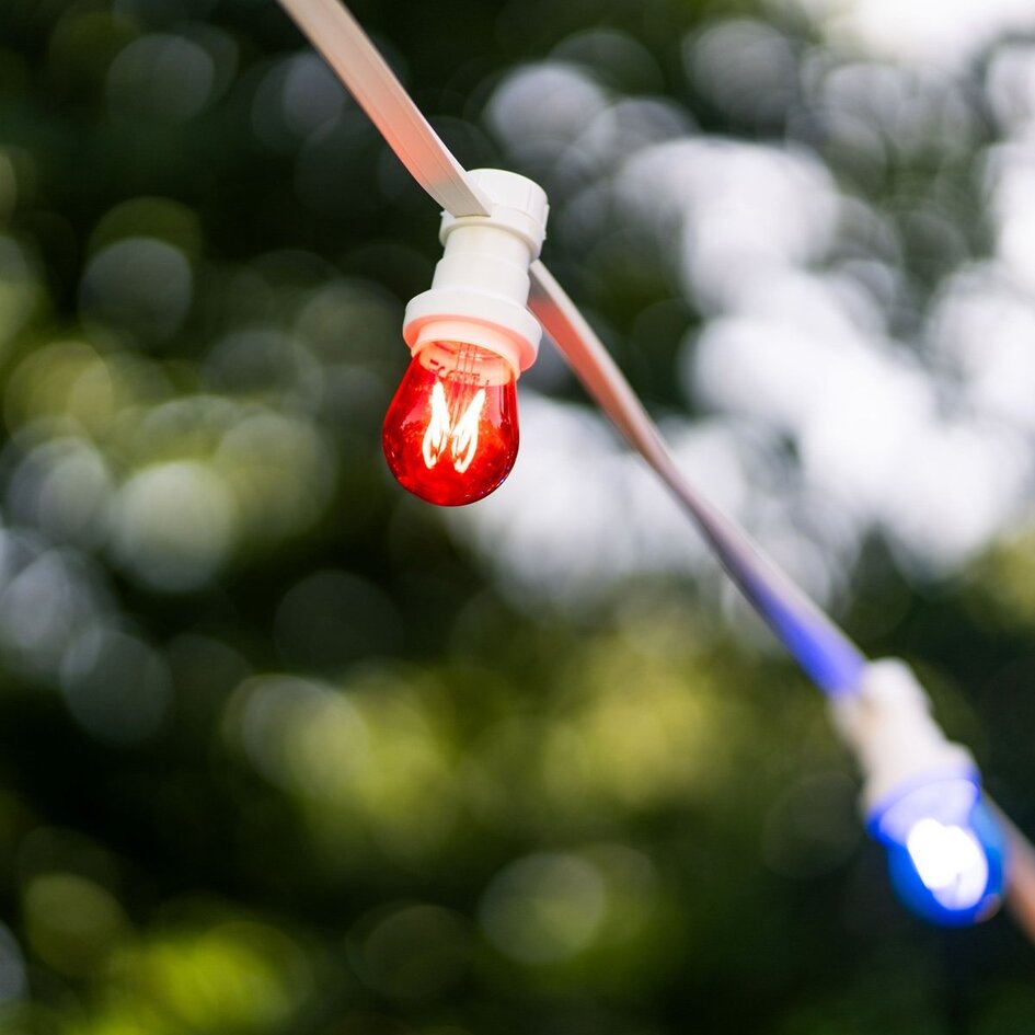 Ampoule filament de 3,5 watts, dimmable, rouge