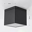 Spot de plafond extérieur moderne Nello - noir