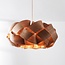 Naturel design hanglamp Weave van walnoot fineer – Ø60 cm