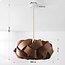 Hanglamp Weave van walnoot fineer – Ø60 cm