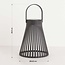Lampe de table solaire design Rayor - noir