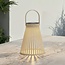 Lampe de table solaire Rayor beige à LED intégrée