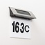 Buitenwandlamp Flarex met huisnummer - solar