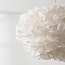 Hanglamp Floka met zachte witte veren