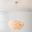Suspension Floka - plumes blanches douces