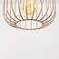 3-lichts hanglamp Nudee - beige metalen kappen