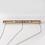 3-lichts hanglamp Nudee met beige metalen kappen