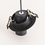 Spot encastrable apparent – noir Ø10 cm