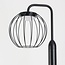 Moderne staande buitenlamp Eclipso - zwart met geïntegreerde LED