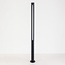Lampe d'extérieur sur pied Corten noire à LED intégrée - 90 cm