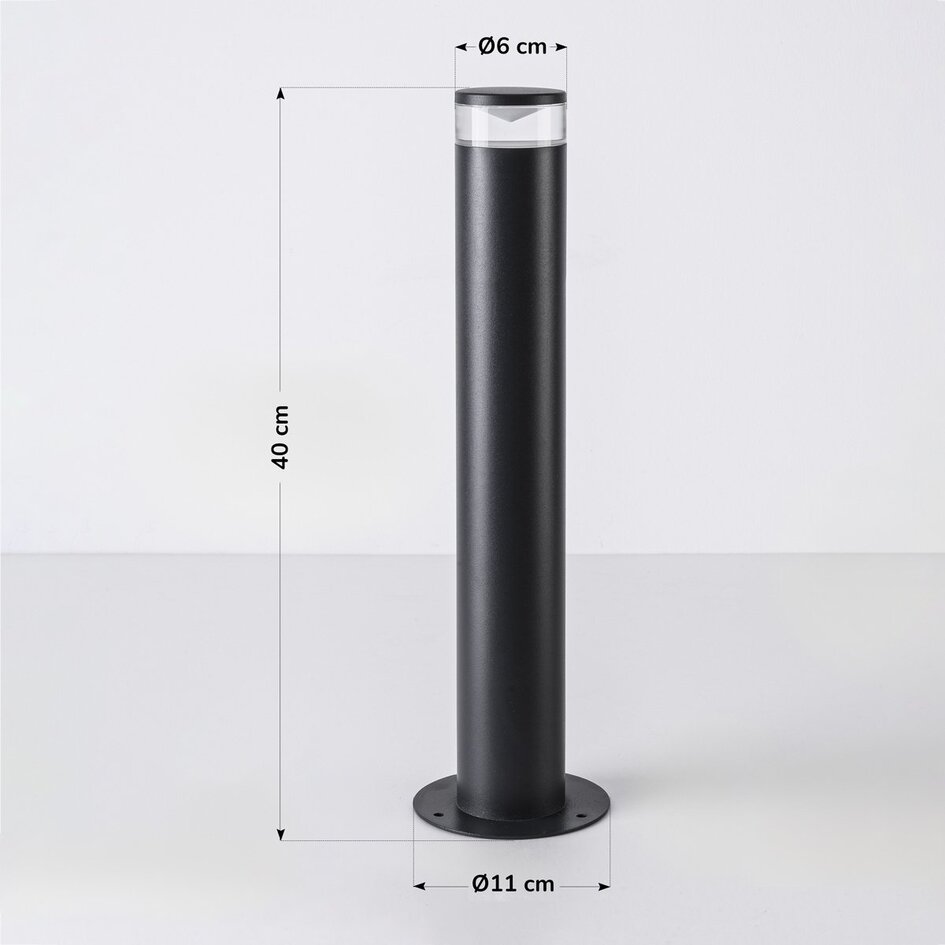 Lampe d'extérieur sur pied Venku anthracite