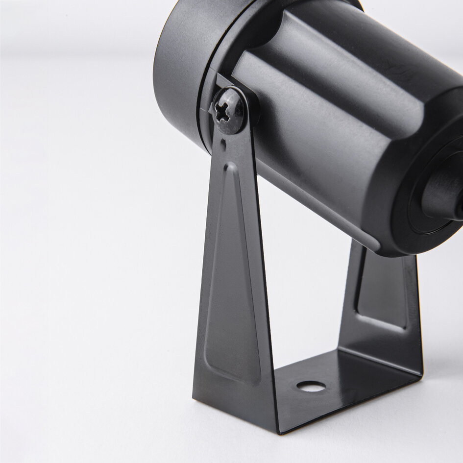 Set van 8 kantelbare tuinspots met afstandsbediening - zwart met dimbare LEDs