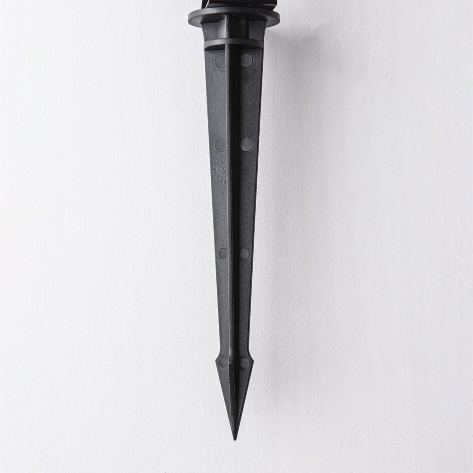 Set van 8 kantelbare tuinspots met afstandsbediening - zwart met dimbare LEDs