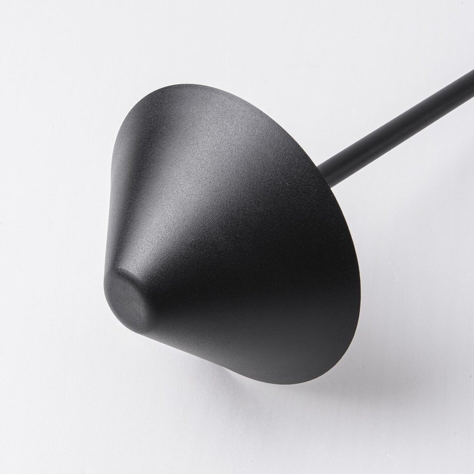 Lot de 6 lampes d'extérieur compactes à télécommande - noir