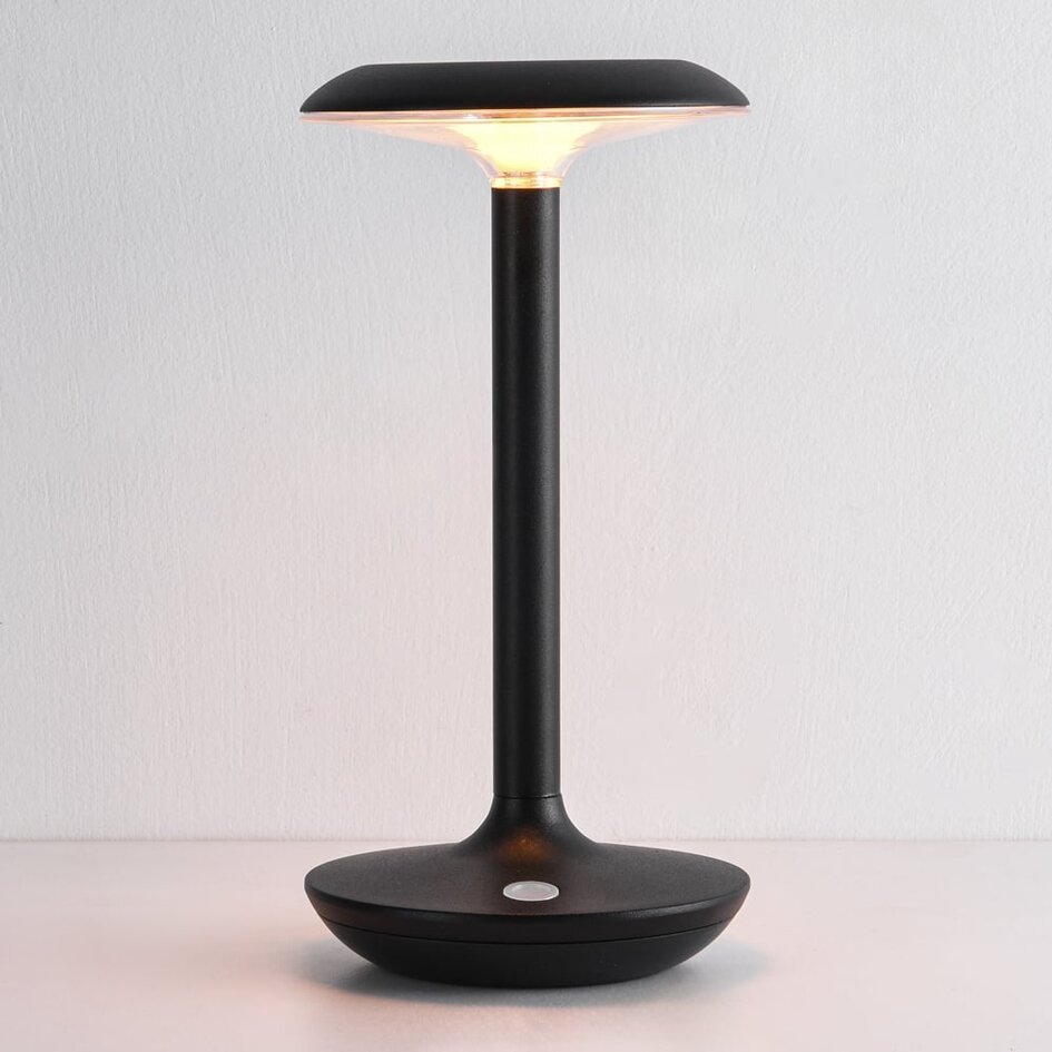 Set van 3 draadloze tafellampen met instelbare lichtkleur en laadstation – Charge