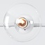 7-lichts hanglamp Hepta - melkwit en transparant glas, wit